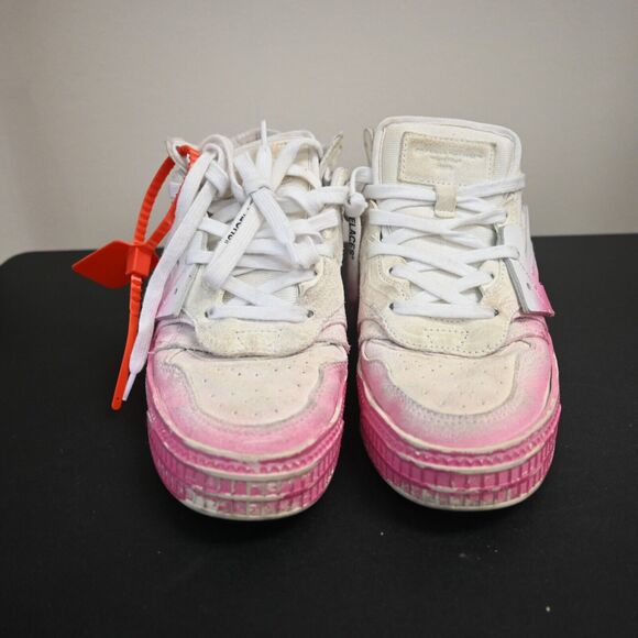 OFF-WHITE 3.0 Trainers Pink Ombre Chunky Sneakers Size 38 - Picture 2 of 14